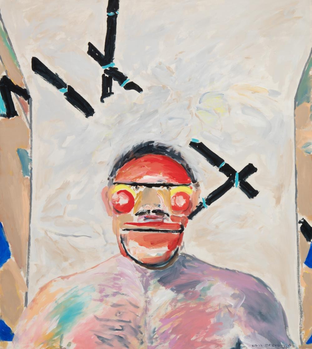 Maarten van Dreven comparable auction result: red faced monkey man by maarten van dreven
