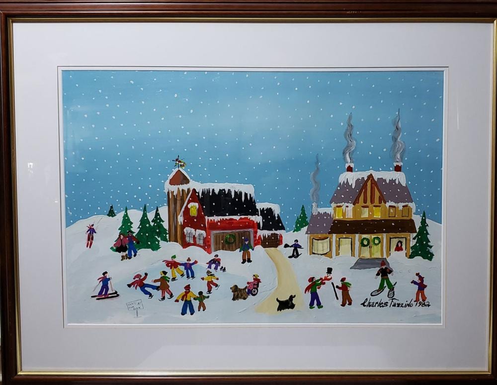 Large Charles Fazzino Painting Signed sold by RB Fine Arts, lot 67 — auction record photograph