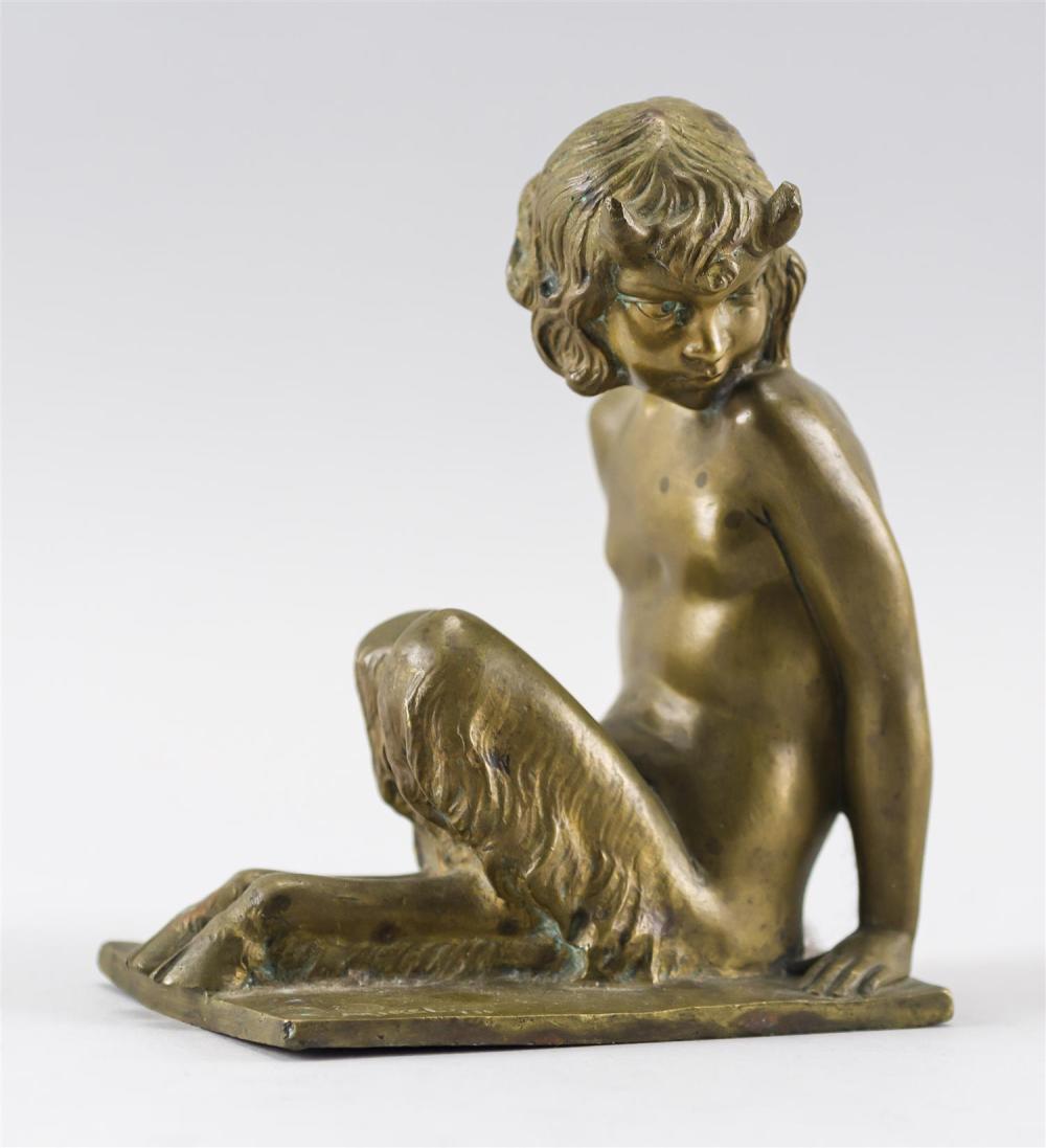 Pierre Laurel comparable auction result: pierre laurel france 1892 1962 seated faun bronze height 5 75