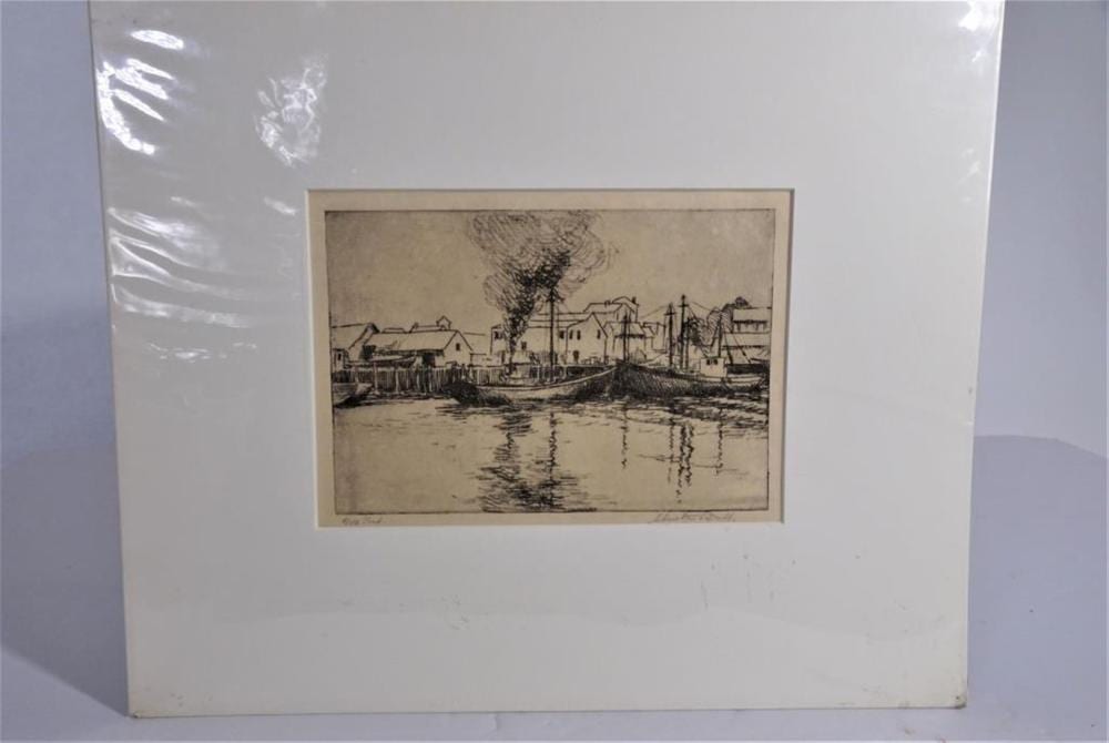 Christian Lawton Dull comparable auction result: christian lawton dull 1902 1982 etching