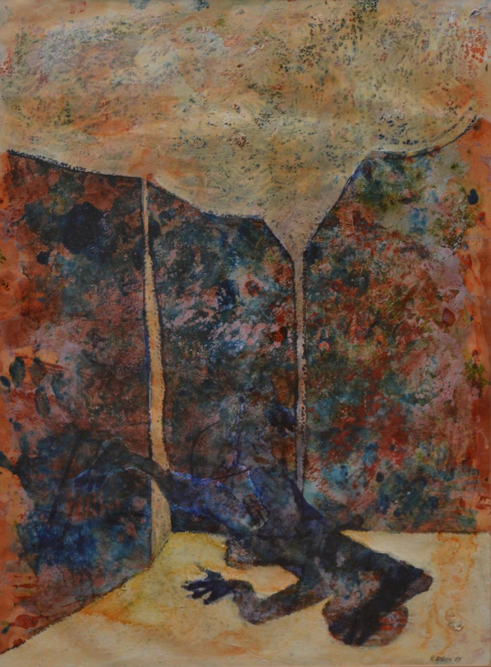Rimona Kedem comparable auction result: rimona kedem untitled acrylic on paper 73 x 51cm