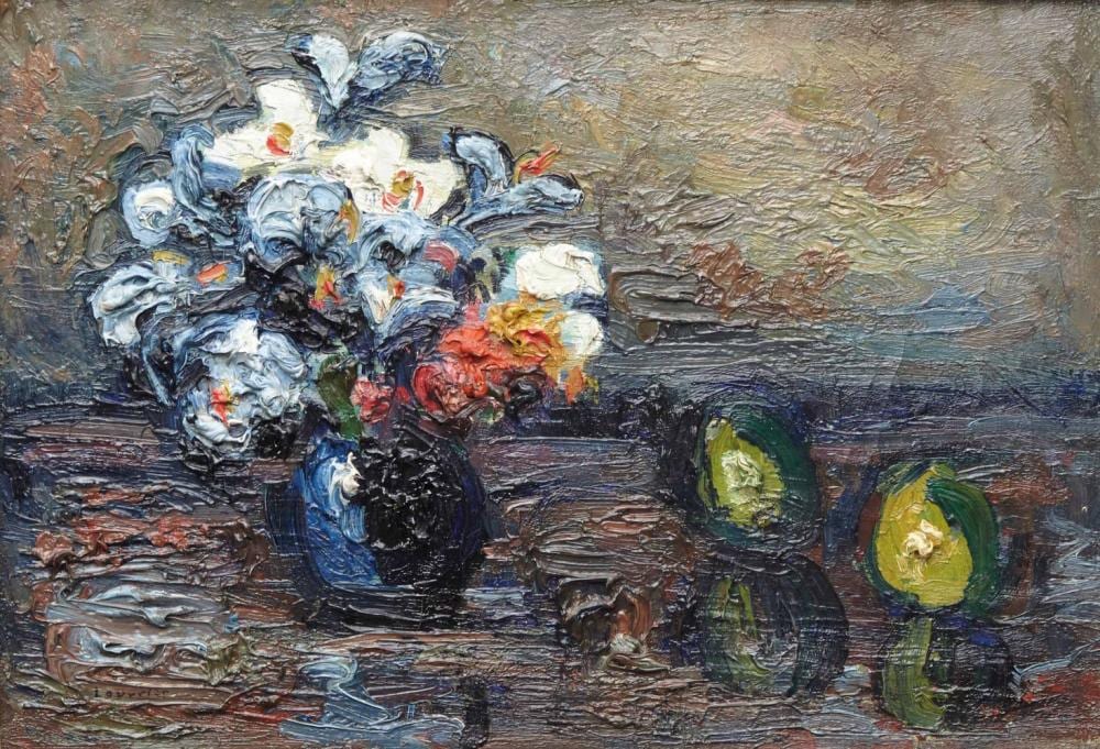 maurice louvrier 1878 1954 nature morte au vase de fleurs et aux fruits · Mercier & Cie · 2019-05-12 Maurice Louvrier comparable auction result: maurice louvrier 1878 1954 nature morte au vase de fleurs et aux fruits