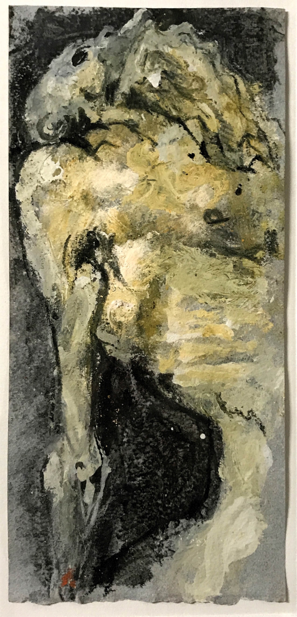 Lydie Arickx comparable auction result: lydie arickx n e en 1954 sans titre technique mixte sur papier 26 x 12 cm vue provenance galerie id es d artistes paris