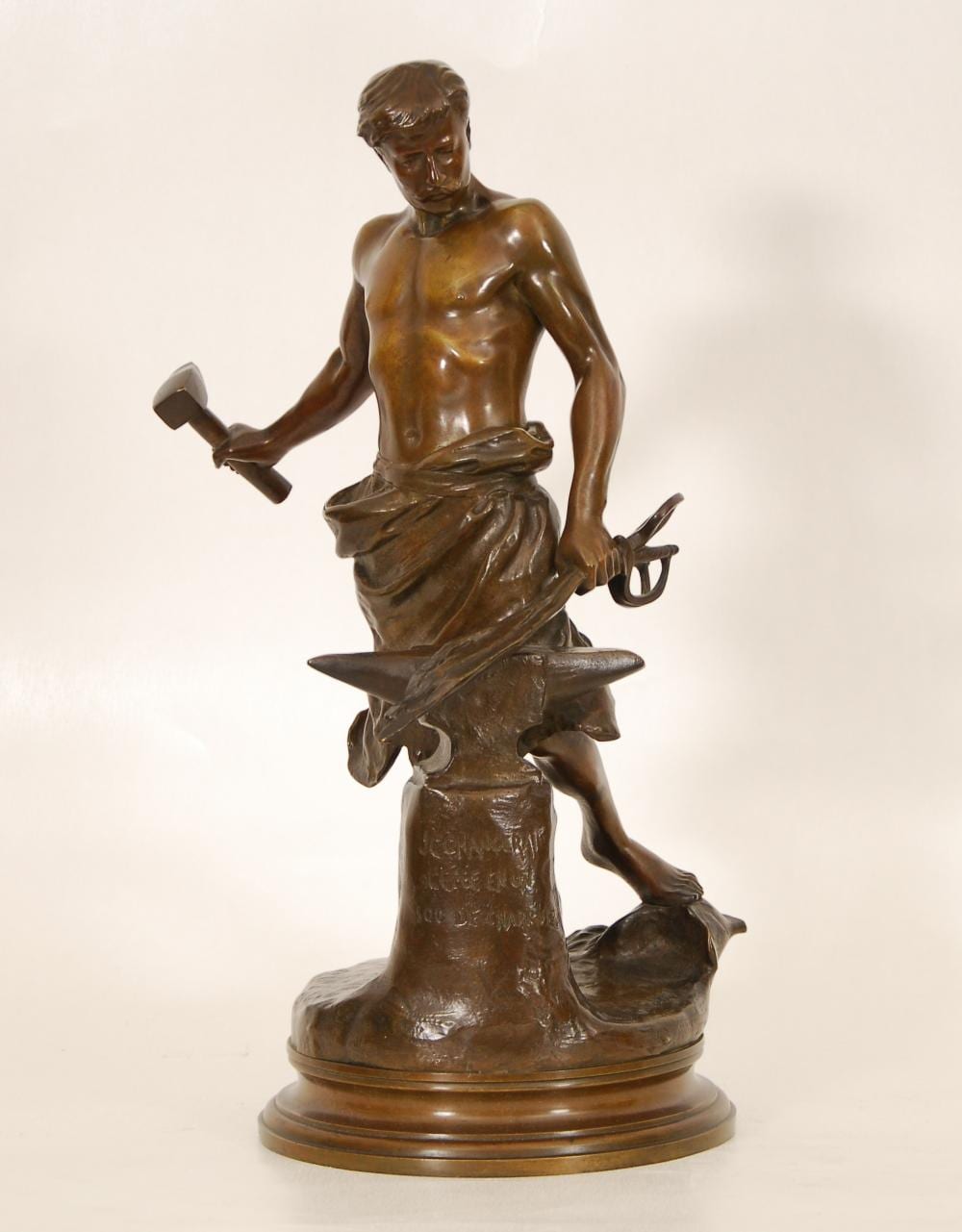 Maurice Maignan comparable auction result: maurice maignan 1872 1946 le forgeron