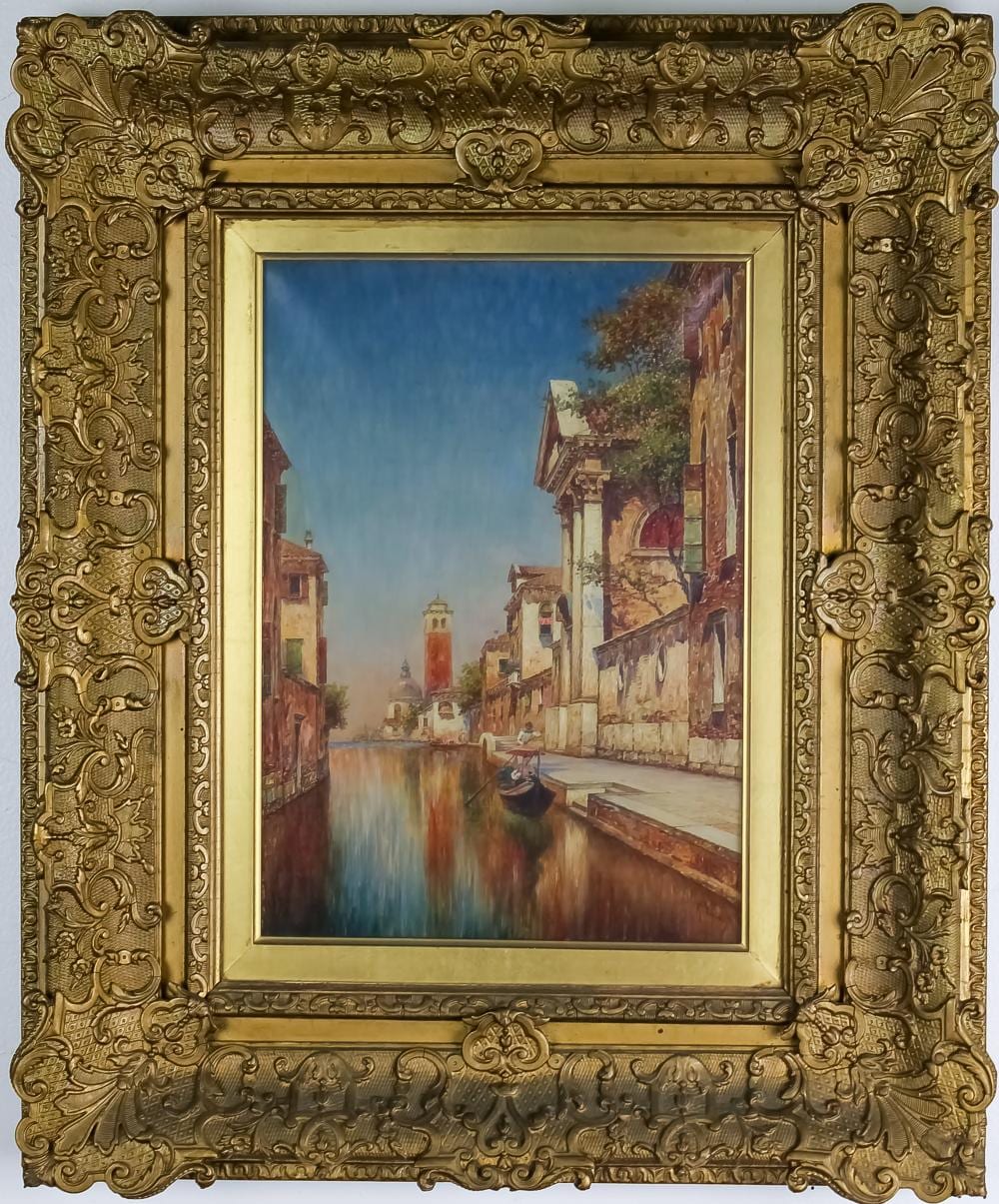 George Vivian comparable auction result: george vivian 1798 1873 venetian canal painting