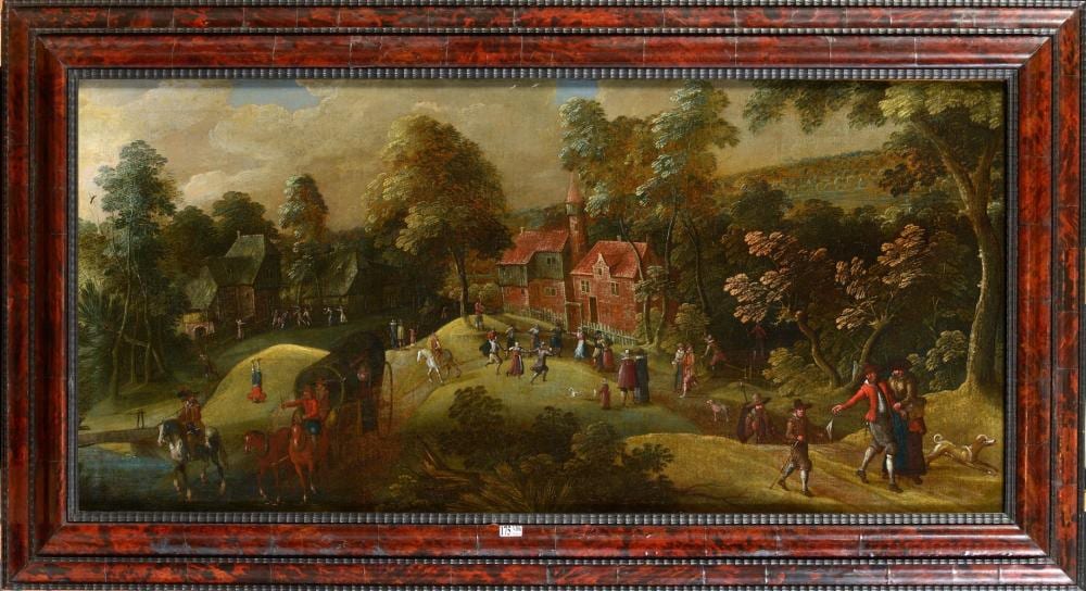 Gillis van (1544) Coninxloo comparable auction result: tableaux