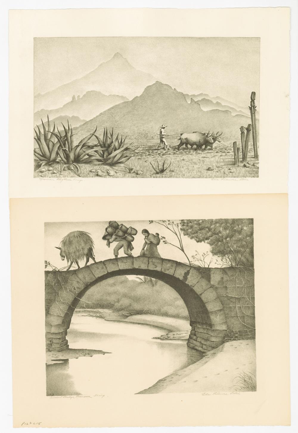 Ella Fillmore Lillie comparable auction result: ella fillmore lillie signed lithographs 2