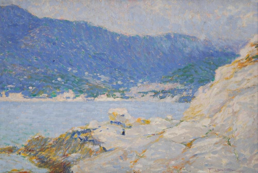 Fernand Lantoine comparable auction result: fernand lantoine 1876 1945 paysage c tier en m diterran e