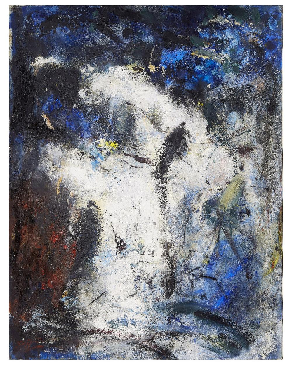 Tigran Agadjanian comparable auction result: tigran agadjanian 1960 sir ne 2000 technique mixte sur toile sign e en bas gauche contresign e