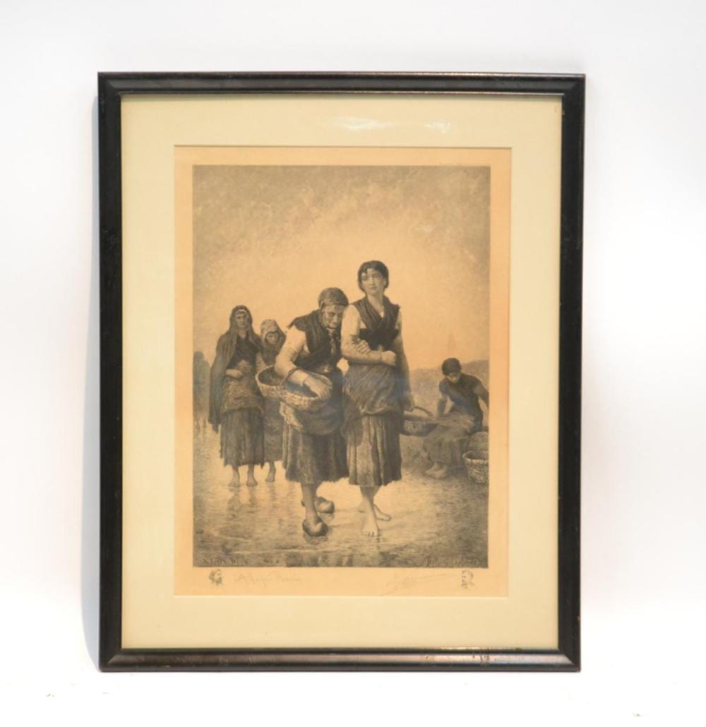 Alfred Feyen Perrin comparable auction result: alfred feyen perrin uk 1838 1918 etching