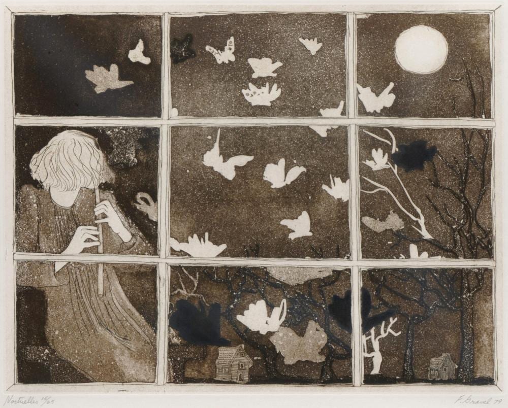 Francine Gravel comparable auction result: francine gravel noctuelles