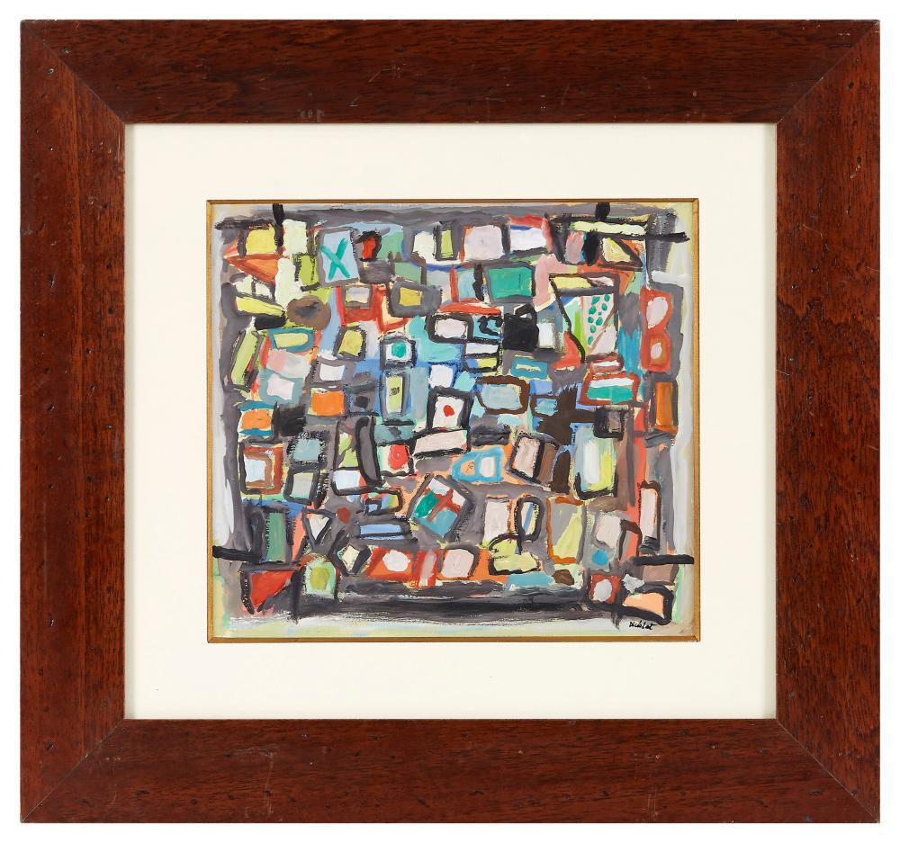 marc nublat 1948 sarabande gouache sur papier sign e en bas droite 30 x 33 cm · Tradart Deauville · 2019-05-31 Marc Nublat comparable auction result: marc nublat 1948 sarabande gouache sur papier sign e en bas droite 30 x 33 cm