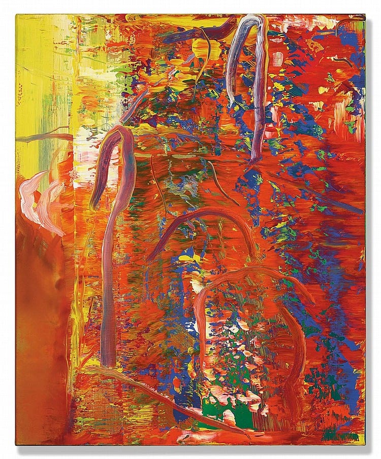 Gerhard Richter (GERMANY, B. 1932) Abstraktes Bild oil on canvas 82.2 x 66.7 cm. (32 3/8 x 26 1/4 in.) comparable sale