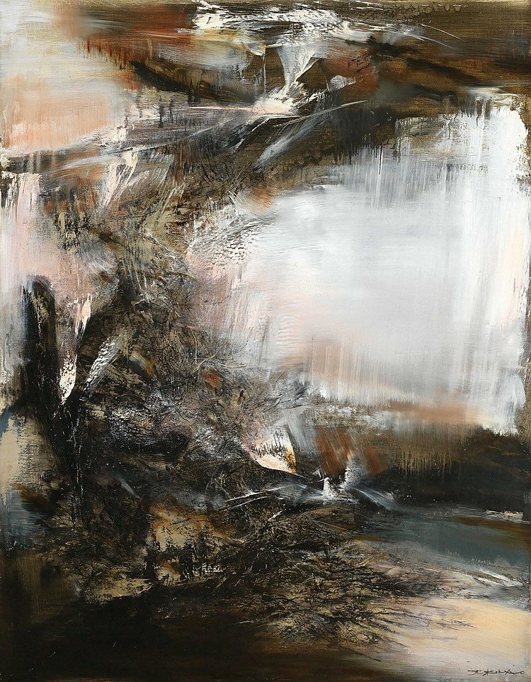 zao wou ki zhao wuji france china 1920 2013 17 01 66 oil on canvas 146 x 114 cm 57 1 2 x 44 7 8 in · Christie's · 2019-05-25 Wou-Ki Zao comparable auction result: zao wou ki zhao wuji france china 1920 2013 17 01 66 oil on canvas 146 x 114 cm 57 1 2 x 44 7 8 in