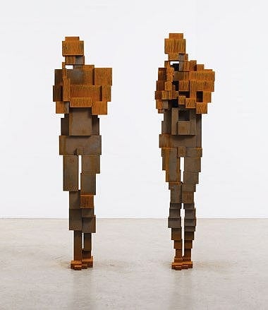 Antony Gormley comparable auction result: antony gormley britain b 1950 2 x splice cast iron bodyform 1 179 5 x 45 x 31 cm 70 7 8 x 17 7 8 x 12 1 4 in bodyform 2 180 x 45 5 x 36 cm 70 5 8 x 17 3 4 x 12 1 4 in