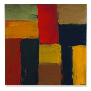 Sean Scully (IRELAND/ USA, B. 1945) Wall of Light Fez oil on linen 160 x 160 cm. (63 x 63 in.) comparable sale