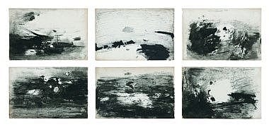 CHEONG SOO PIENG (SINGAPORE, 1917-1983) Untitled six ink on paper each: 15.5 x 23.5 cm. (6 1/8 x 9 1/4 in.) sold by Christie's, lot 210 — auction record photograph