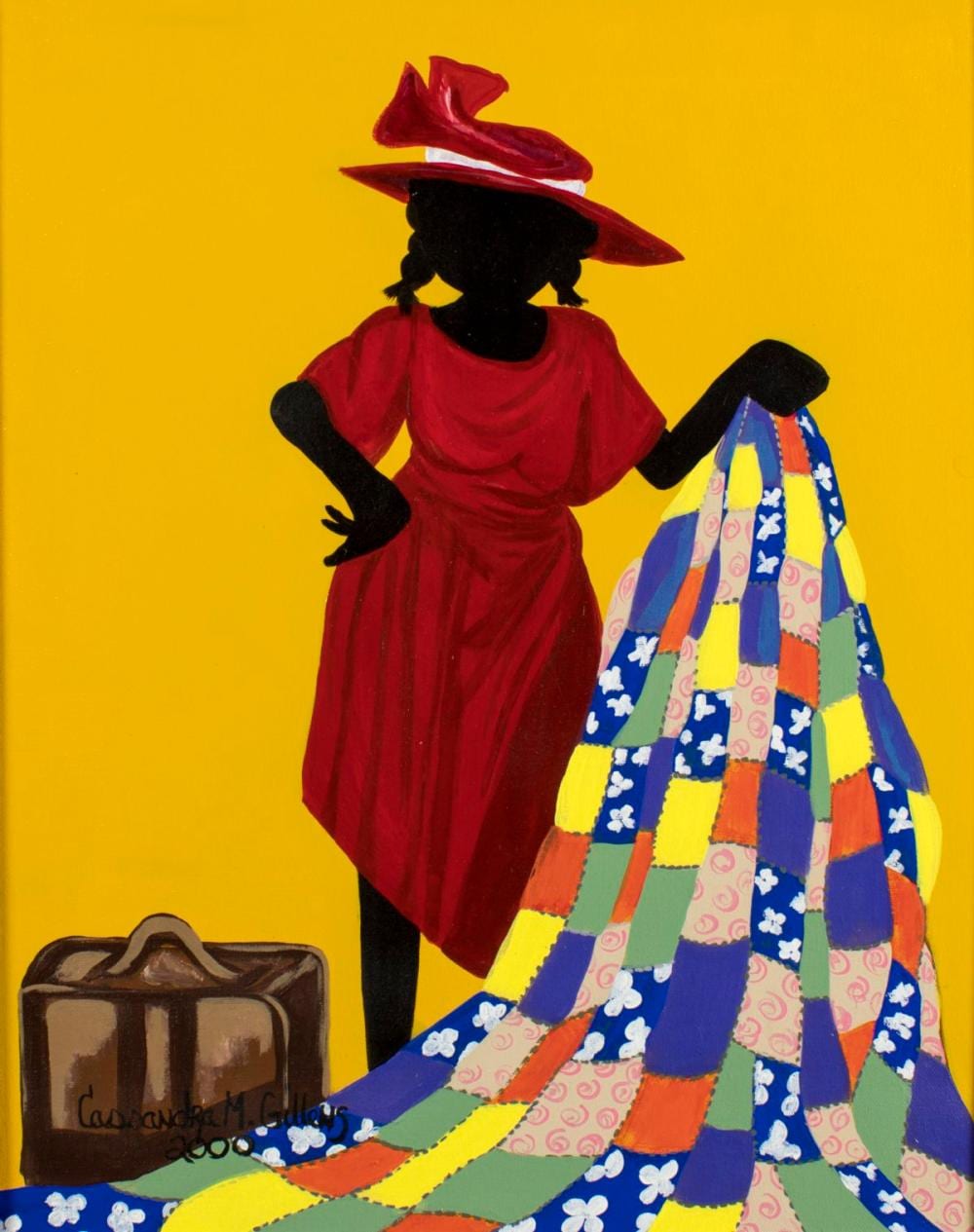 Cassandra Gillens comparable auction result: cassandra gillens sc born 1962 oil painting