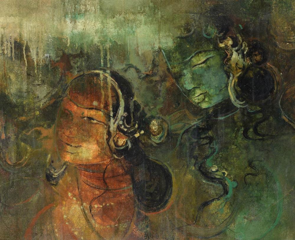 keng kwang choo 1931 asian women unsigned canvas 60 x 73 cm verso signed and dated 72 on a seperate piece of canvas attached on stretcher · Zeeuws Veilinghuis · 2019-06-05 Keng Kwang Choo comparable auction result: keng kwang choo 1931 asian women unsigned canvas 60 x 73 cm verso signed and dated 72 on a seperate piece of canvas attached on stretcher