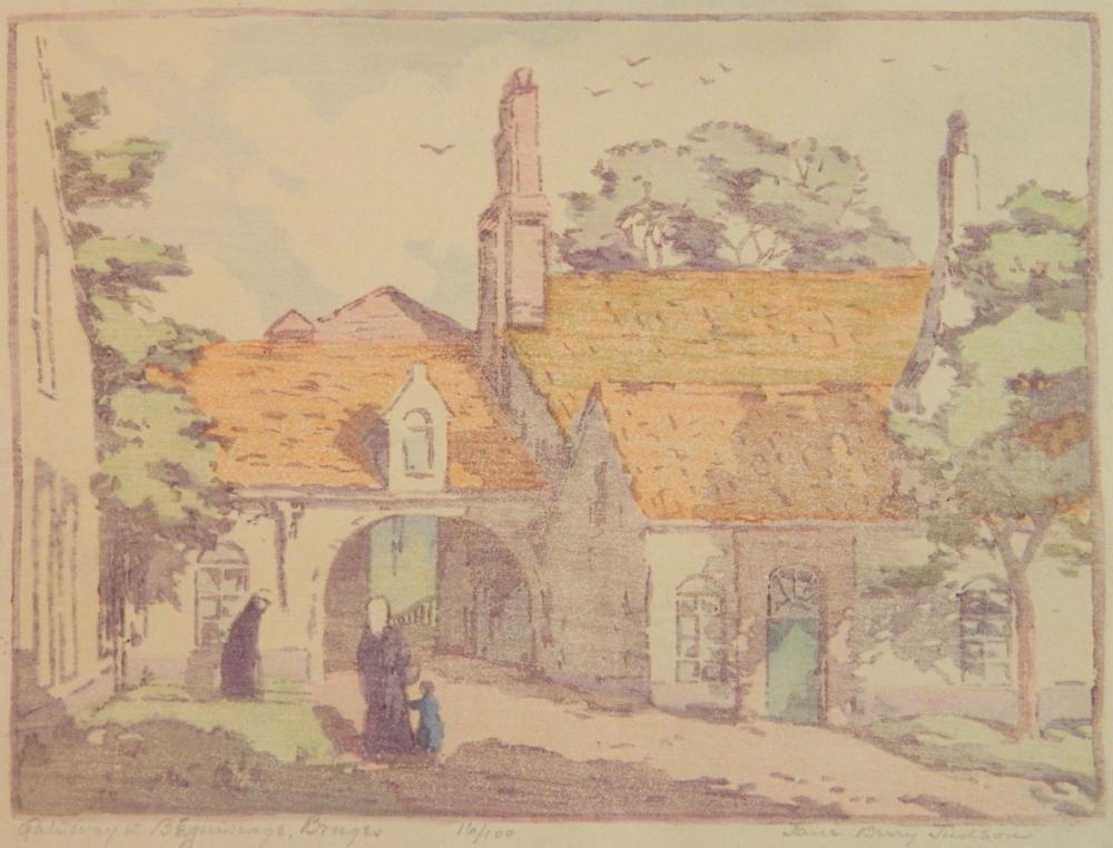 jane berry judson woodblock · Rachel Davis Fine Arts · 2019-06-08 Jane Berry Judson comparable auction result: jane berry judson woodblock