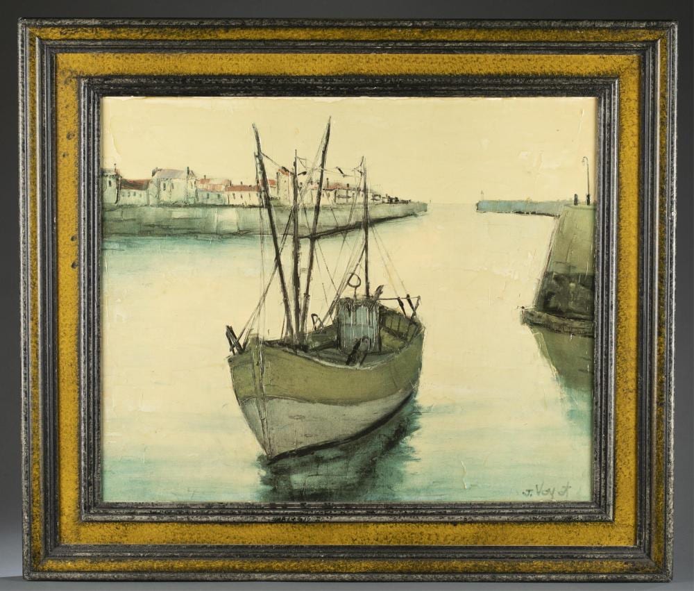 jacques voyet breton coaster 20th century o c · Quinn's Auction Galleries · 2019-06-08 Jacques Voyet comparable auction result: jacques voyet breton coaster 20th century o c