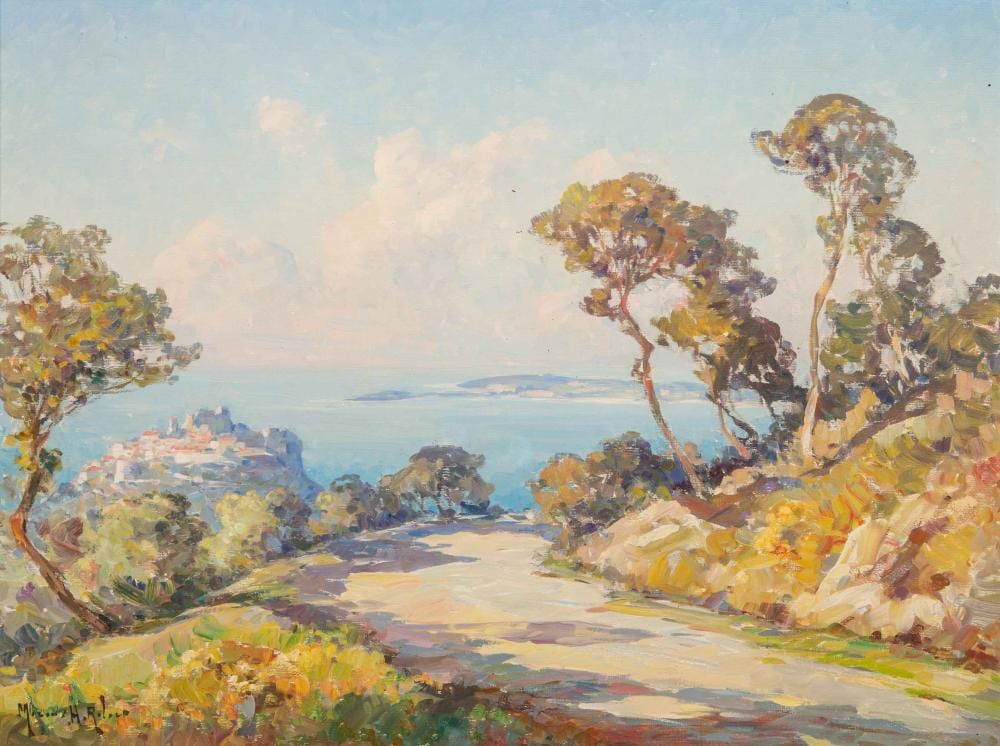 Henri Marcel Robert comparable auction result: henri marcel robert 1881 1961 corniche eze