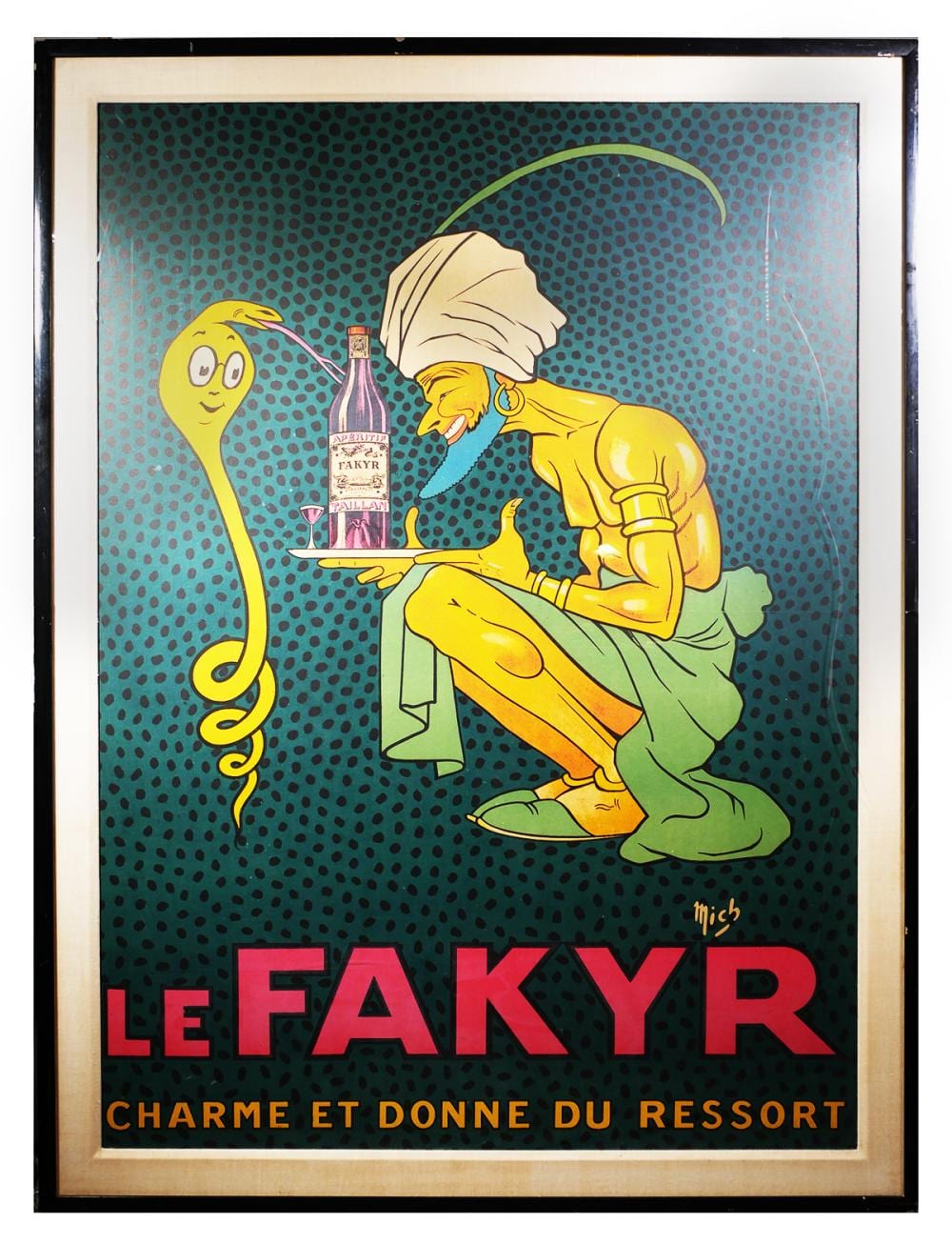michel liebeaux le fakyr poster 1921 · Blackwell Auctions LLC · 2019-06-15 Michel Liebeaux comparable auction result: michel liebeaux le fakyr poster 1921