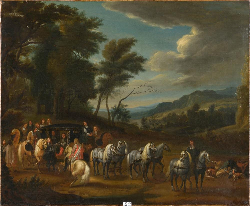 Pieter (1623) Wouwerman comparable auction result: tableaux