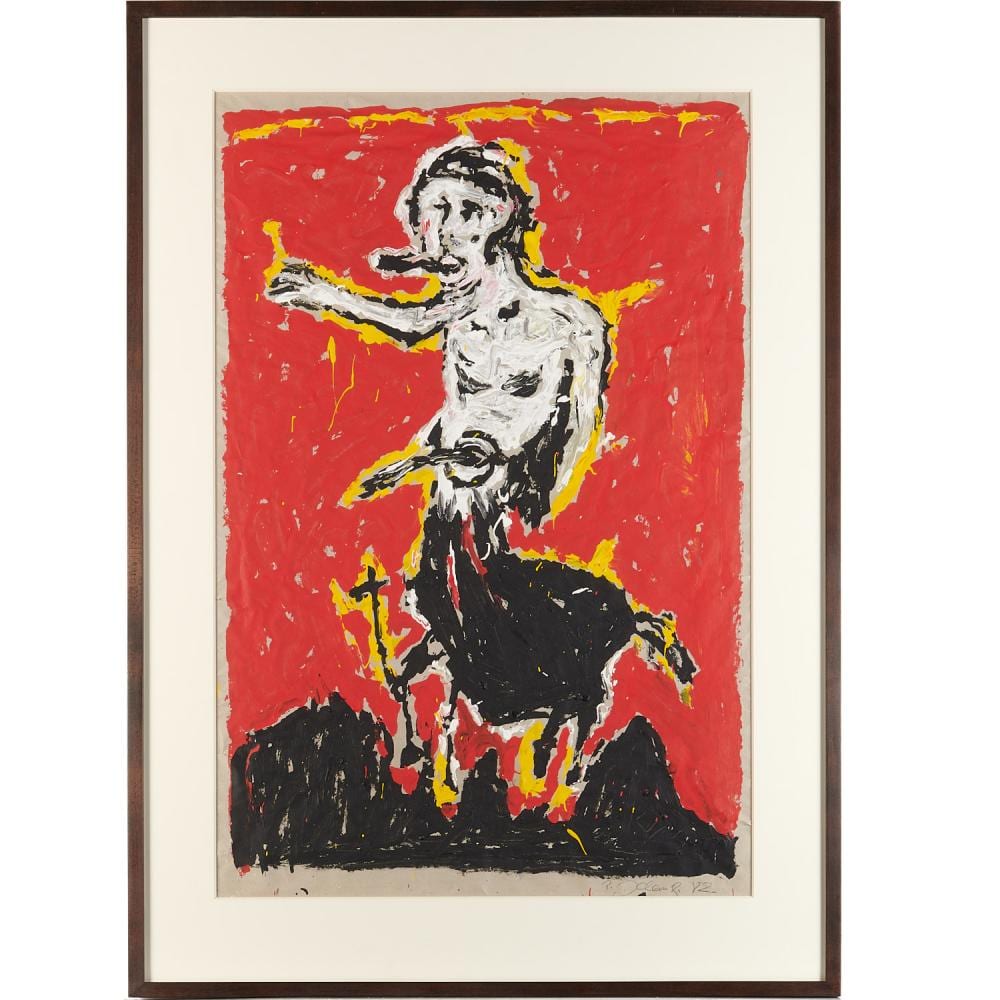 Hans Peter Adamski comparable auction result: hans peter adamski painting 1982