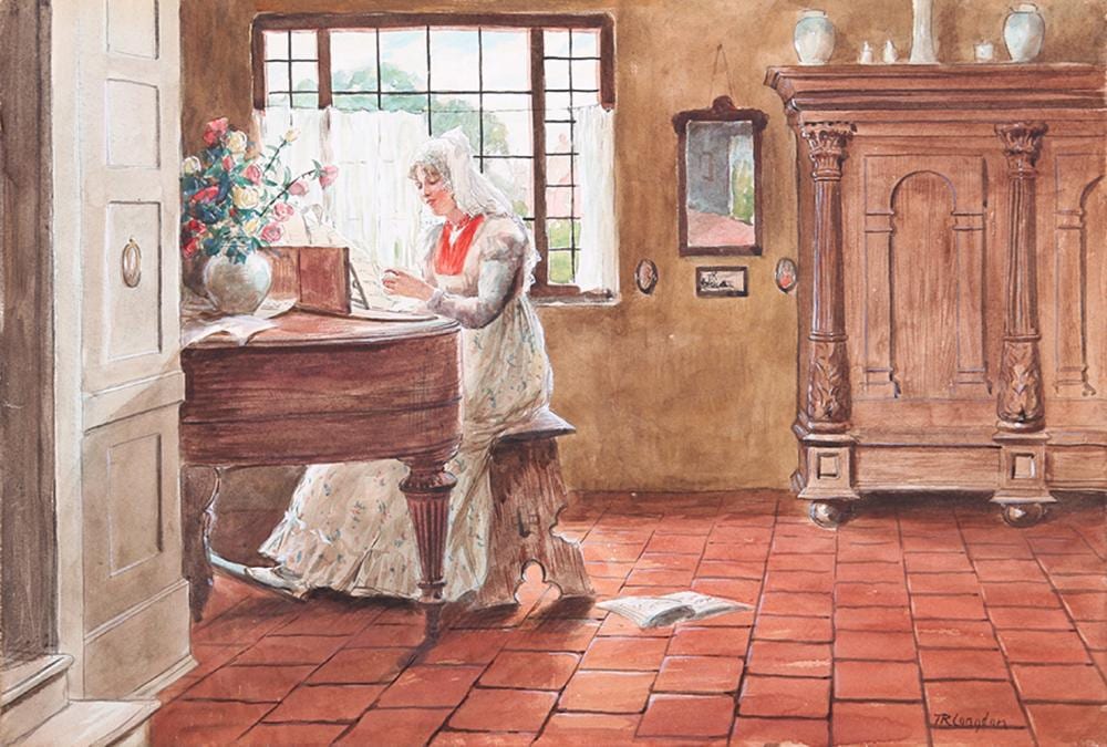 Thomas Raphael Congdon comparable auction result: thomas raphael congdon watercolor