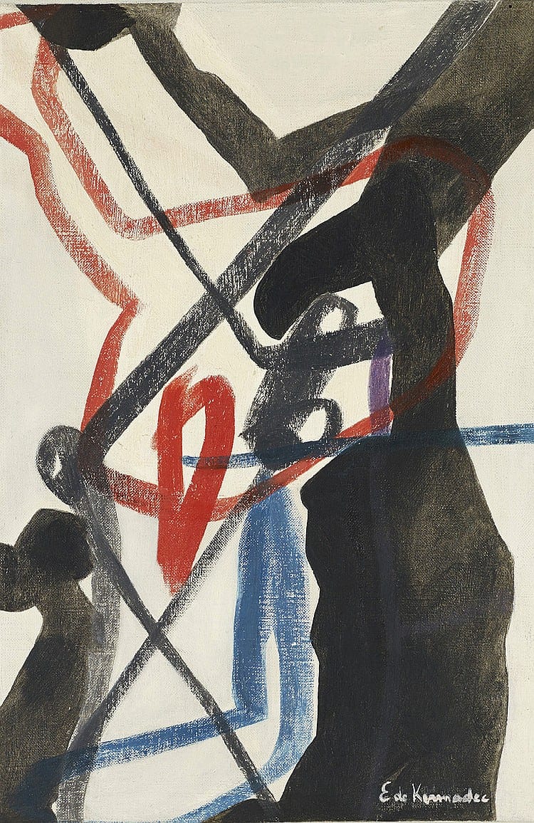 Eugene de Kermadec comparable auction result: eugene de kermadec 1899 1976 le battant 1957