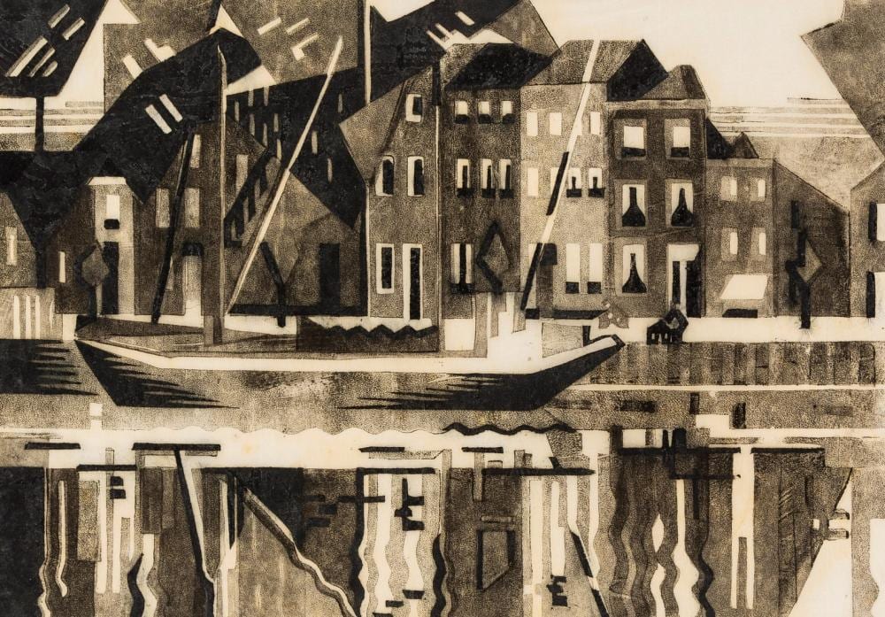 edith mary lawrence 1890 1973 canal middleburg zeeland · Forum Auctions - UK · 2019-06-26 Edith Mary Lawrence comparable auction result: edith mary lawrence 1890 1973 canal middleburg zeeland