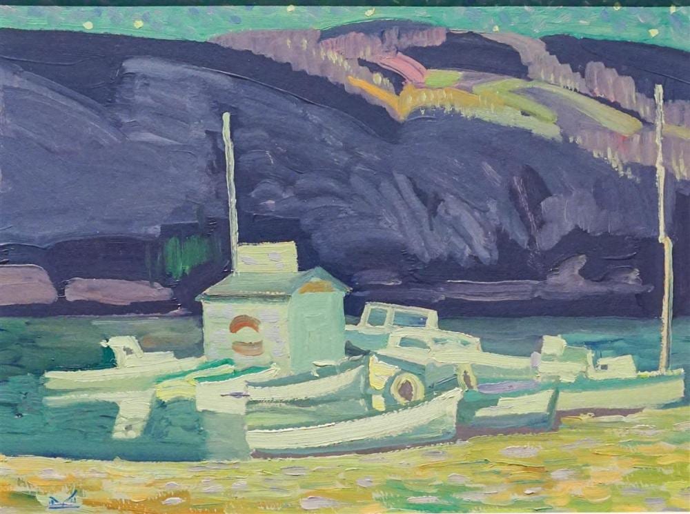 Illingworth Holey Kerr comparable auction result: illingworth holey kerr canadian 1905 1989 little marina mara lake bc 1972 oil on board 12 x 16 1 4 in