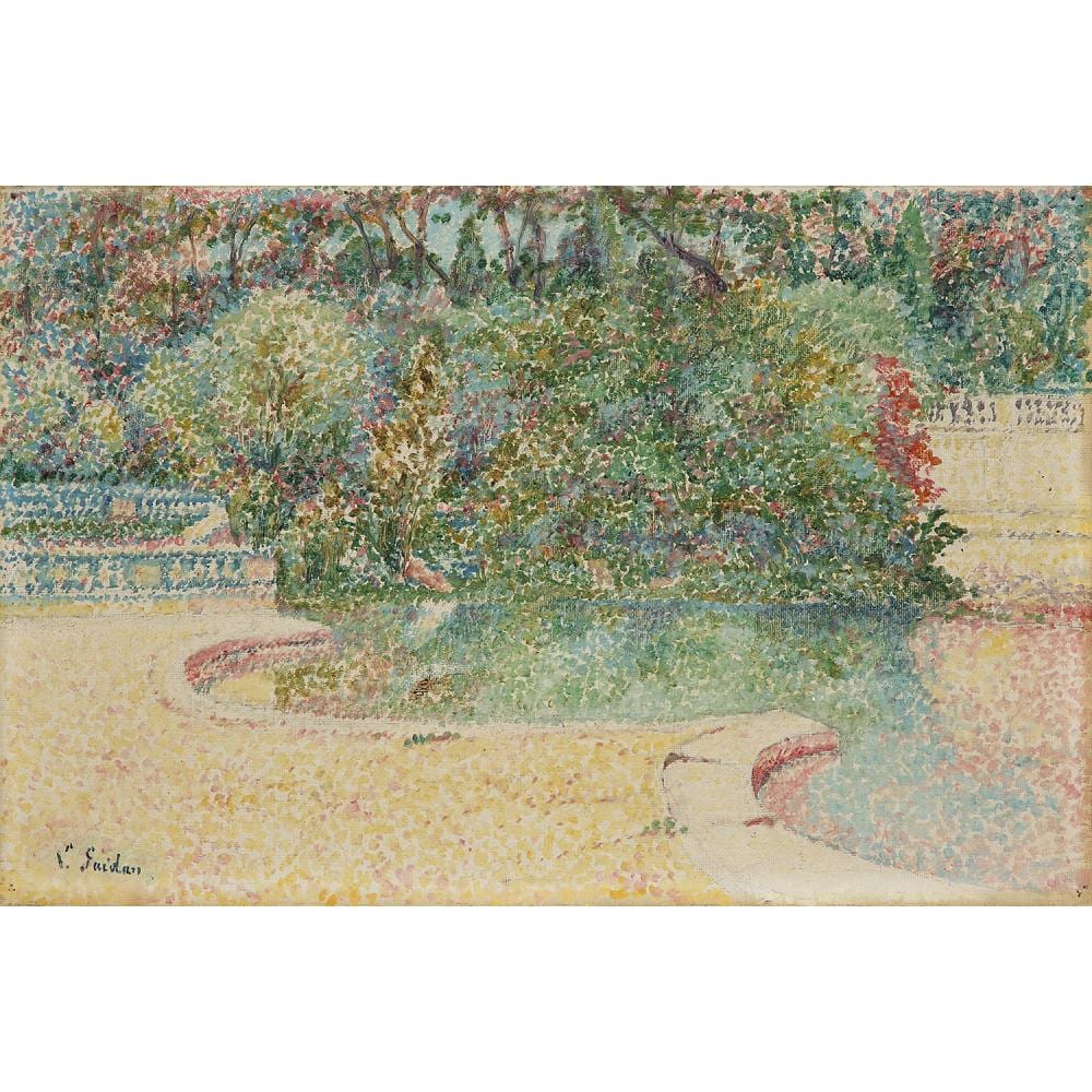 louis gaidan 1847 1925 etude pour la fontaine n mes oil on canvas signed lower left 10 5 8 x 16 1 8 in · Tajan · 2019-06-20 Louis Gaidan comparable auction result: louis gaidan 1847 1925 etude pour la fontaine n mes oil on canvas signed lower left 10 5 8 x 16 1 8 in