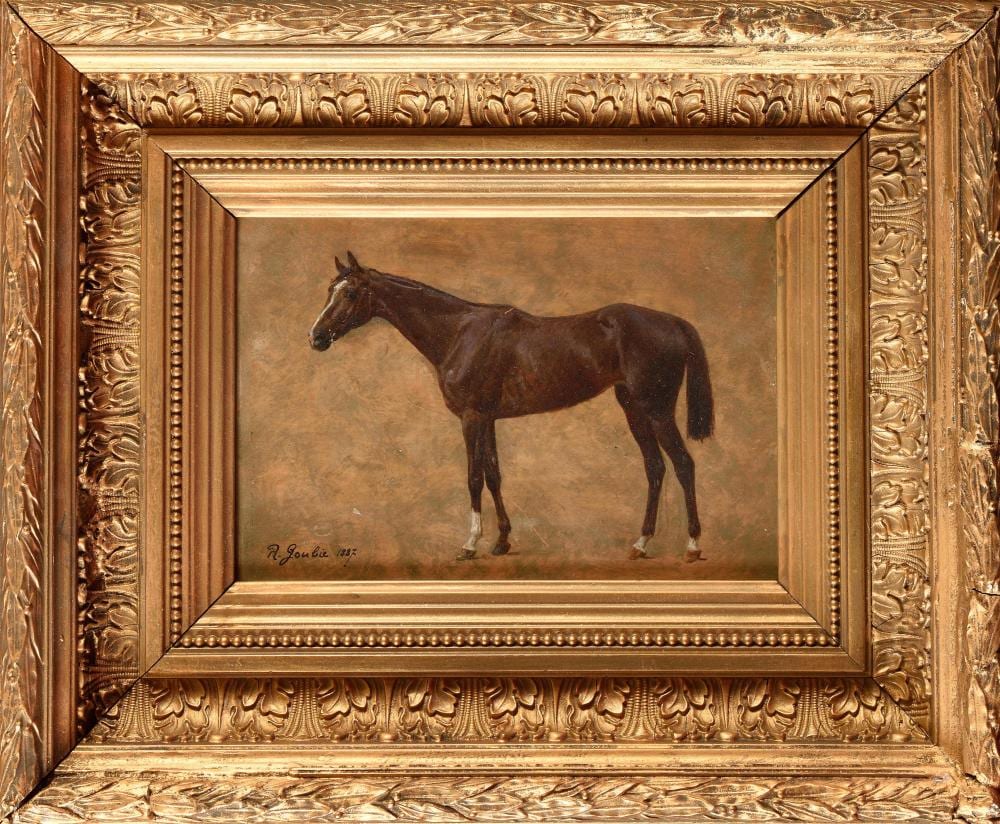 Jean Richard Goubie comparable auction result: jean richard goubie 1842 1899 mademoiselle de senlis d dicac monsieur