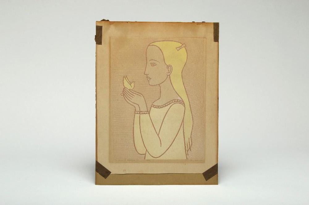 Valenti Angelo comparable auction result: valenti angelo 1897 1982 pencil signed print