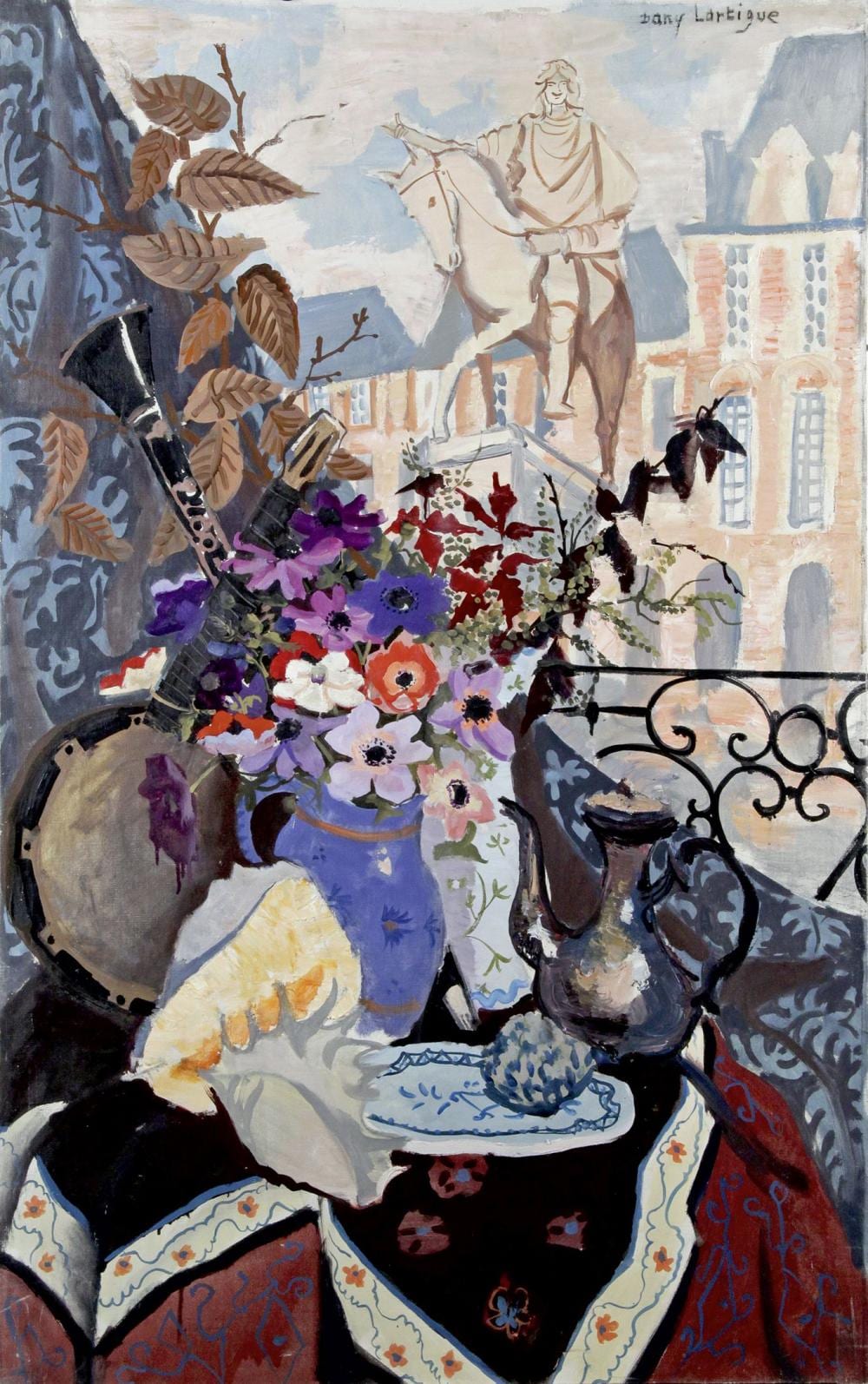 Daniel Dany comparable auction result: dany lartigue n en 1921 la place des vosges huile sur toile sign e
