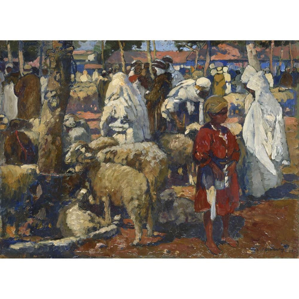 Léon Cauvy comparable auction result: l on cauvy 1874 1933