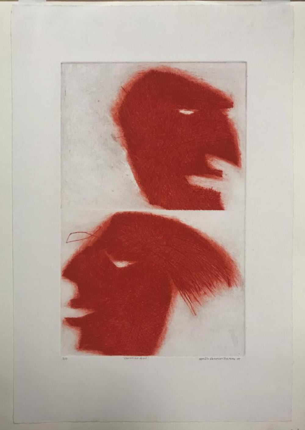 sergio gonzalez tornero coming going intaglio · Weiss Auctions · 2019-06-26 Sergio González Tornero comparable auction result: sergio gonzalez tornero coming going intaglio