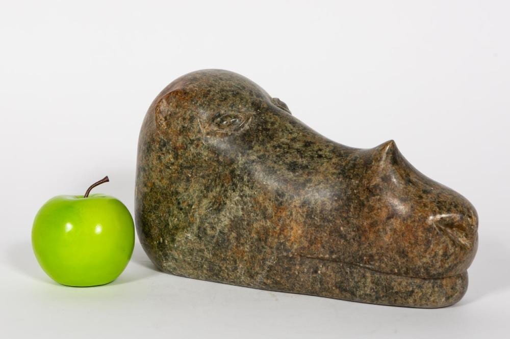 bernard matemera carved stone sculpture rhino · Ahlers & Ogletree Inc. · 2019-06-29 Bernard Matemera comparable auction result: bernard matemera carved stone sculpture rhino