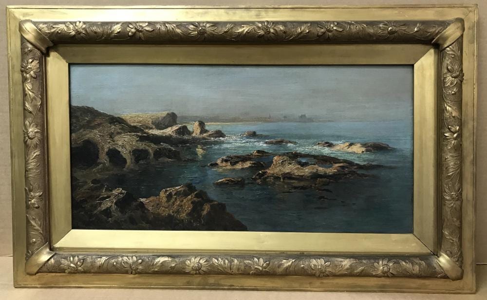 Frank Thomas Carter comparable auction result: frank thomas carter 1853 1934 oil on canvas on the marsden coast south shields