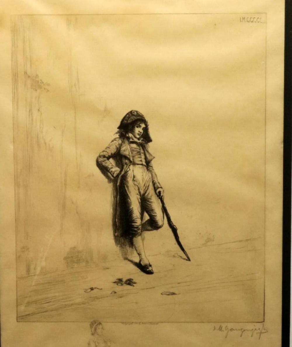 ignaz marcel gaugengigl the loofer etching · Antiques & Art International · 2019-06-24 Ignaz Marcel Gaugengigl comparable auction result: ignaz marcel gaugengigl the loofer etching