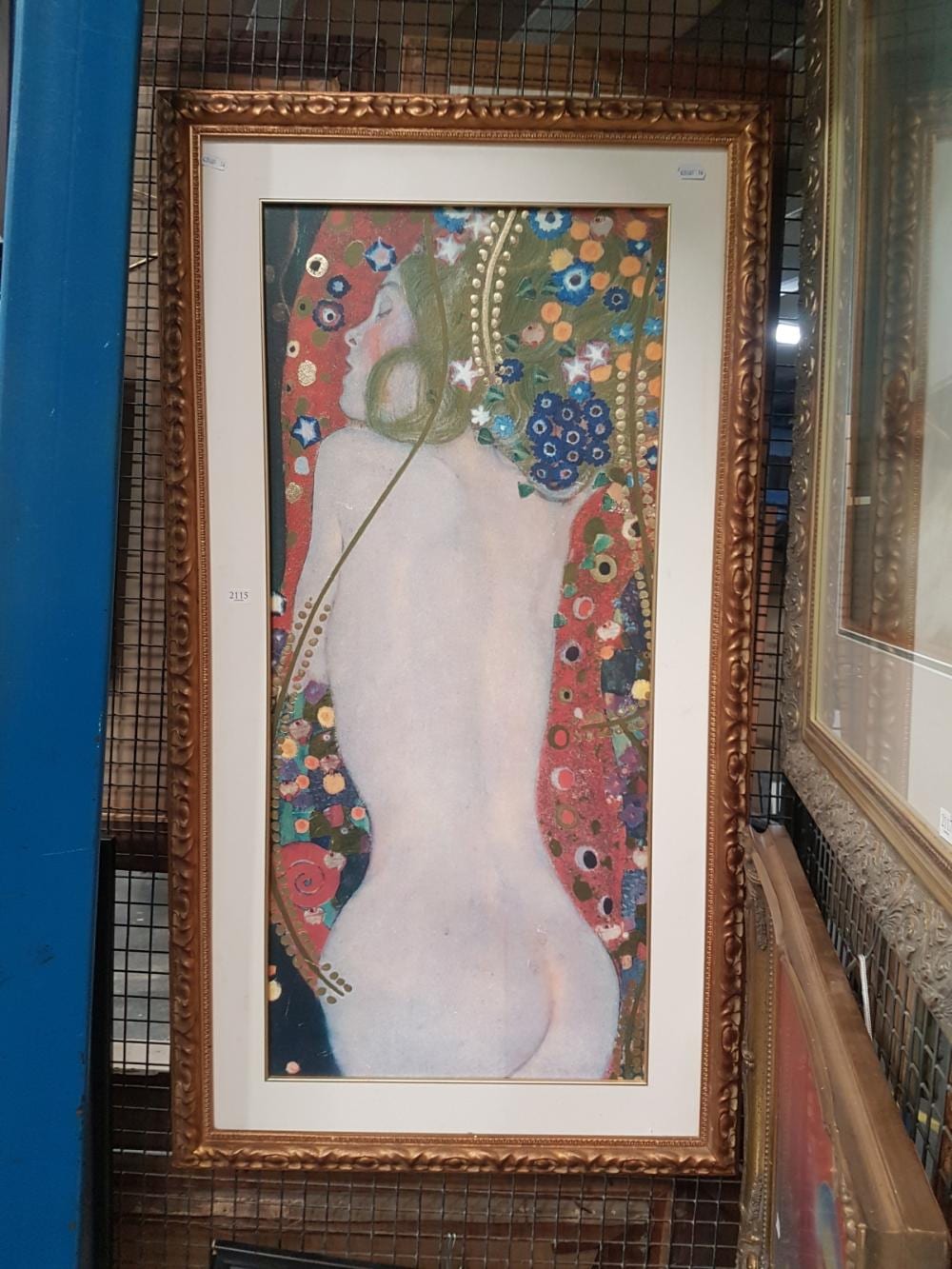 Gustav Klimt Decorative Print, 60 x 100.5cm (frame) sold by Lawsons, lot 2115 — auction record photograph