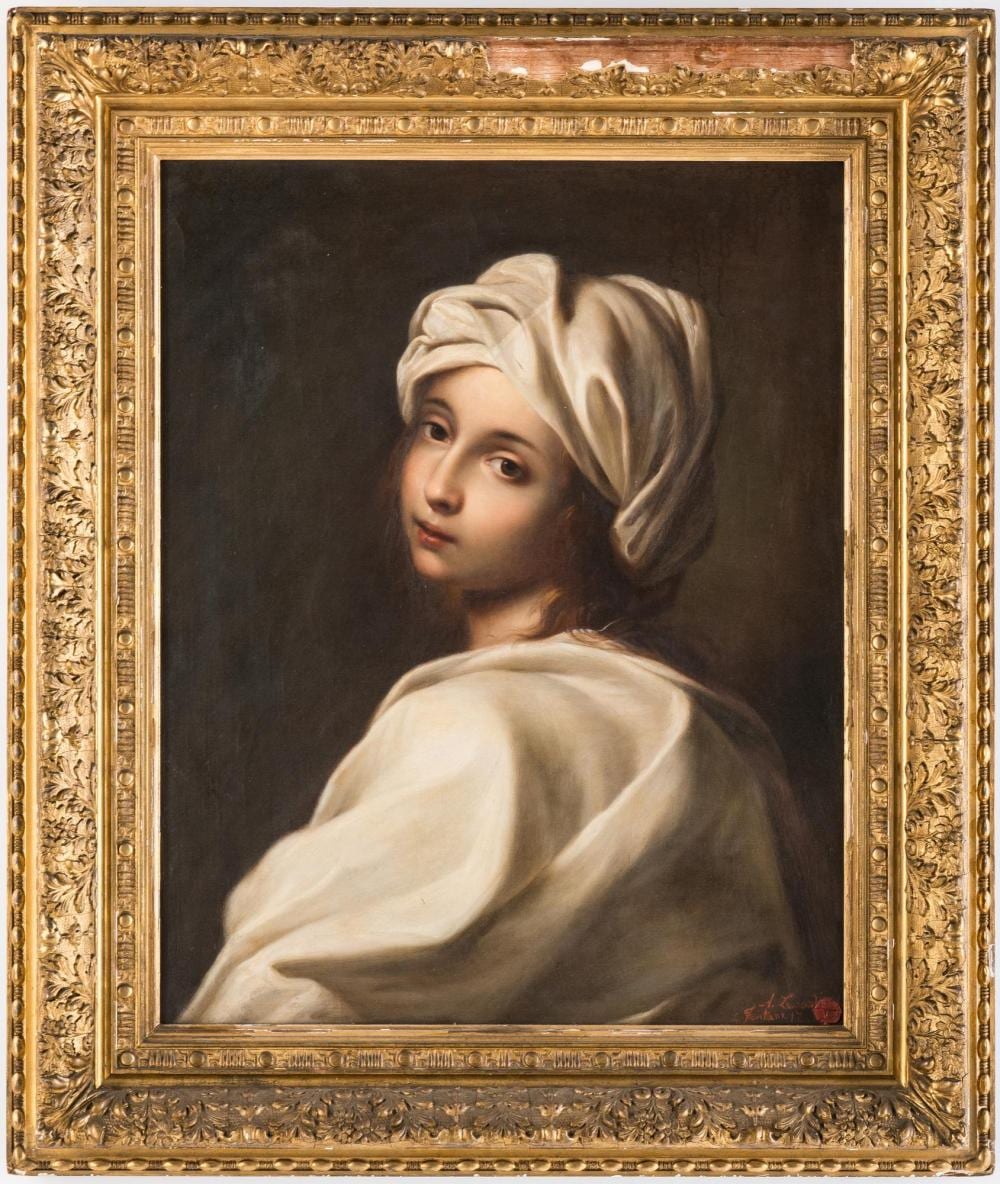 Achille Leonardi comparable auction result: achille leonardi oil on canvas portrait