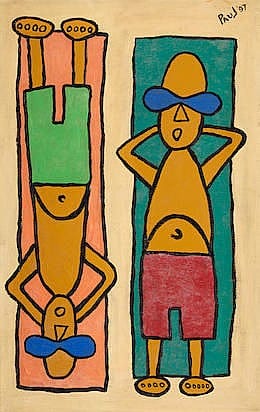 paul du toit south african 1965 2014 sunbathers · Bonhams · 2019-07-17 Paul DuToit comparable auction result: paul du toit south african 1965 2014 sunbathers