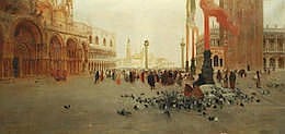 Clara Montalba comparable auction result: clara montalba british 1842 1929 st mark s square venice