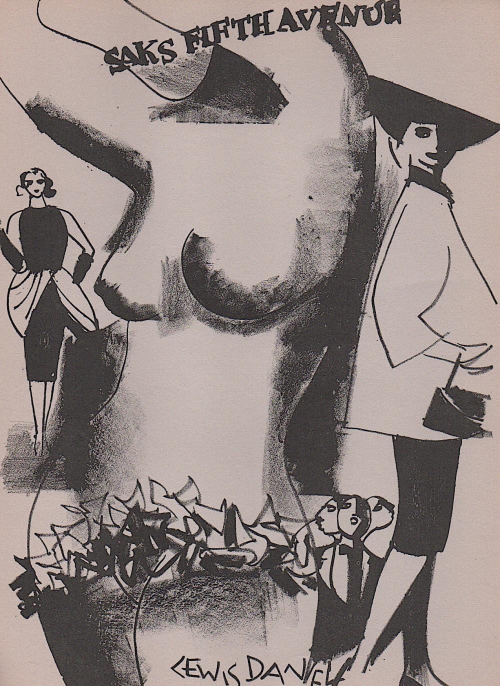 Lewis C. Daniel comparable auction result: lewis daniel 1951 lithograph
