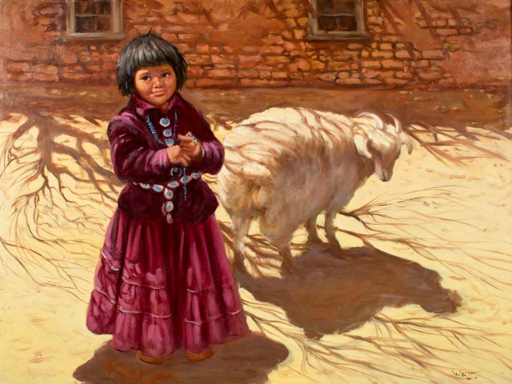 Harold Watt comparable auction result: harold watt california born 1925 oil on board