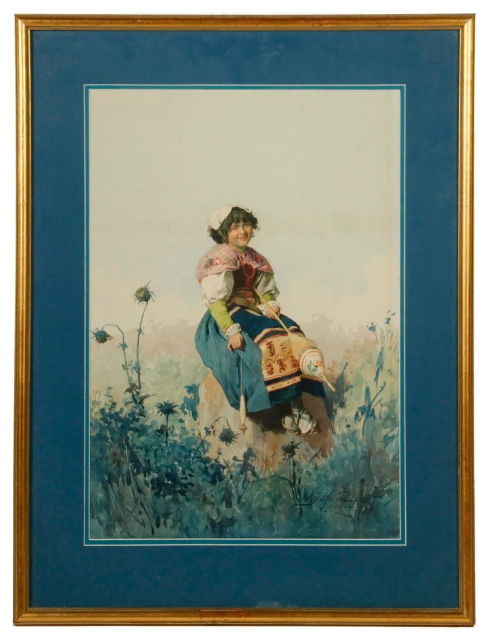 domenico de angelis italy 1852 1904 · Thomaston Place Auction Galleries · 2019-07-10 Domenico de Angelis comparable auction result: domenico de angelis italy 1852 1904