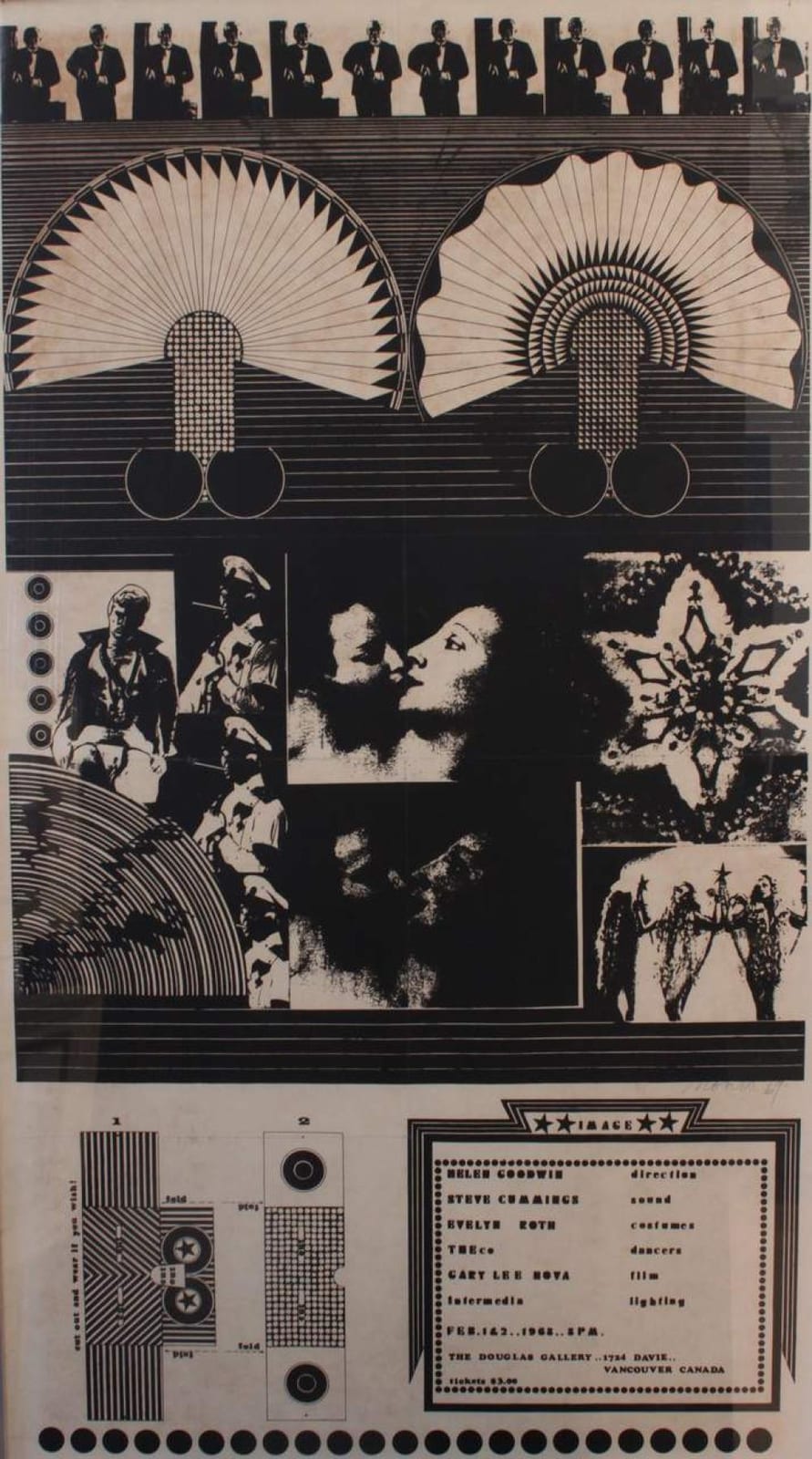 Michael William Morris, Canadian (1942- ), The Kiss, poster, 47 3/4 x 27 1/4 in. (121.5 x 70.5 cm) sold by Maynards Fine Art & Antiques, lot 165 — auction record photograph